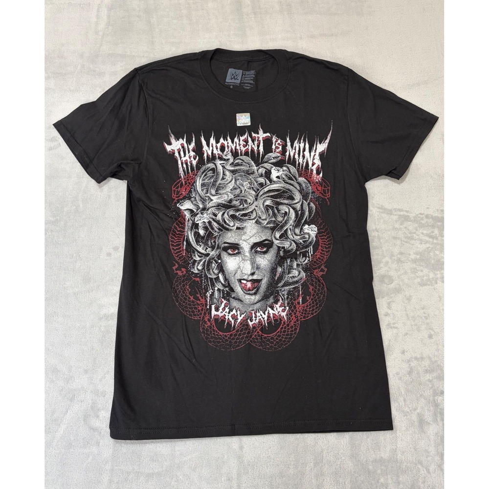 WWE Authentic Jacy Jayne The Moment Is Mine Tshirt Black Small NEW